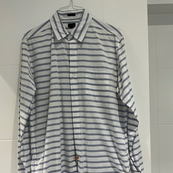 J. Crew striped shirt - large slim fit - Picture 1 of 5